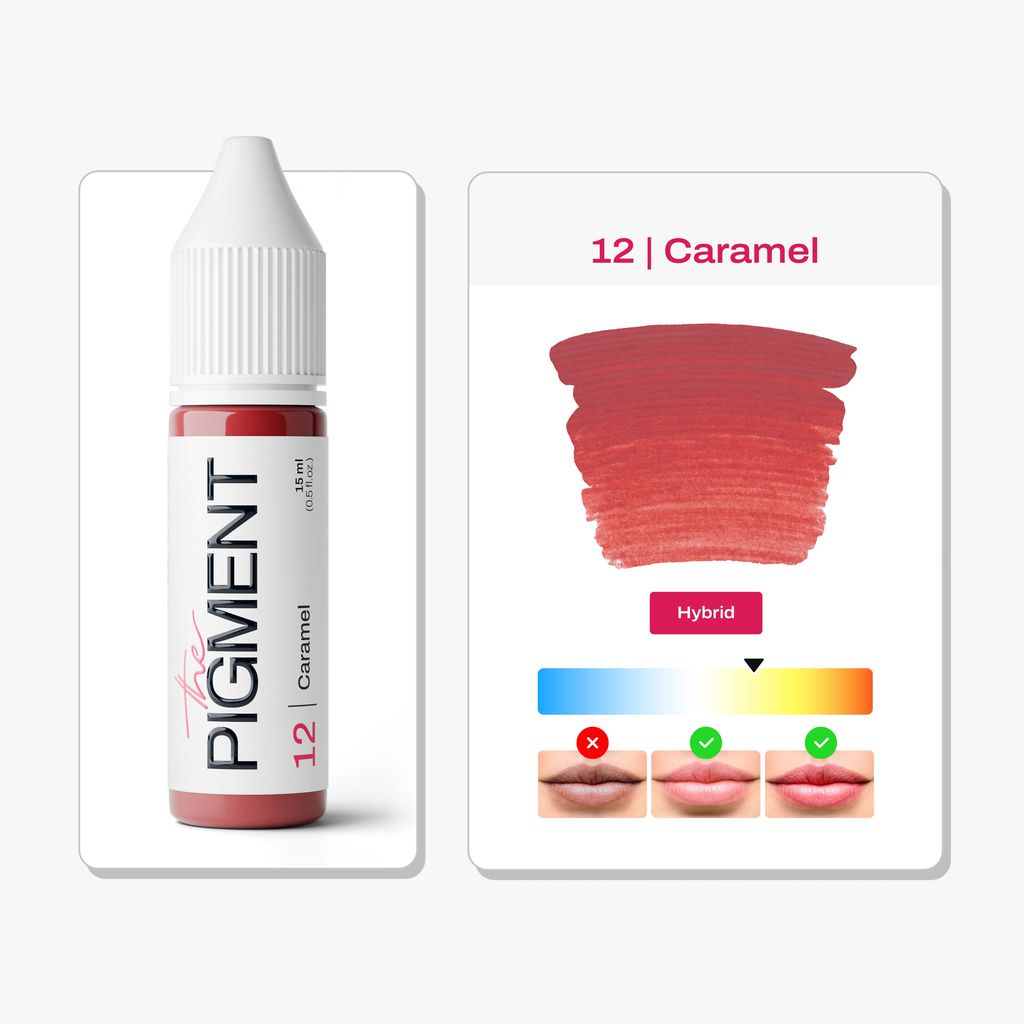 Pigmento para Labios PMU - 12 Caramel - 15ml