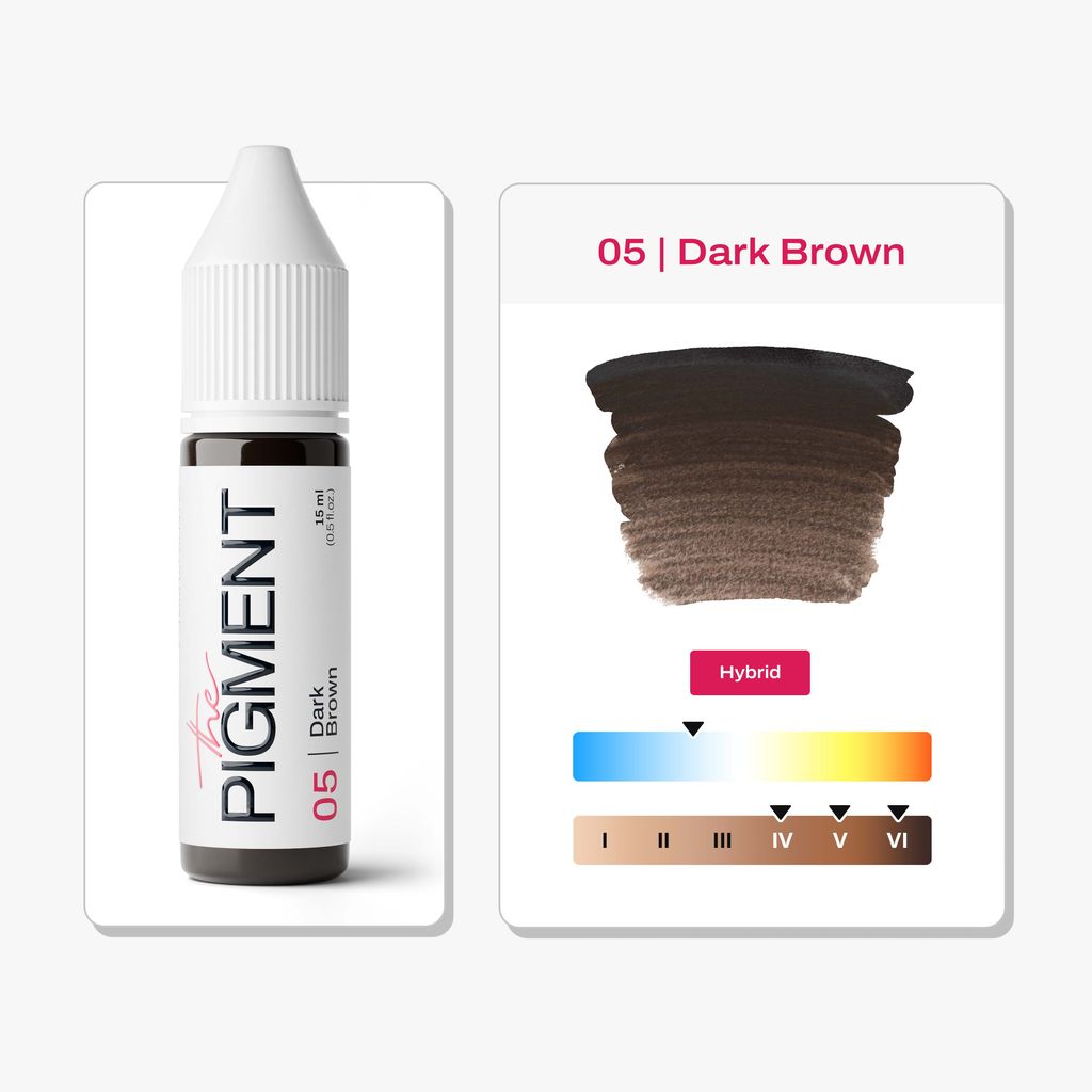 Pigmento para Cejas PMU - 05 Dark Brown - 15ml