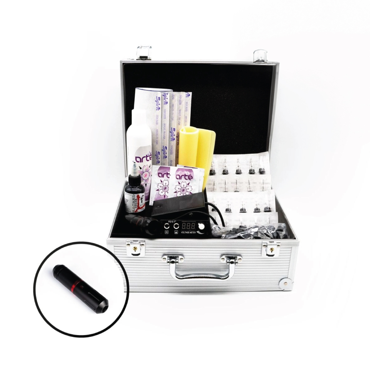 KIT DE TATUAJE AVANZADO - MÁQUINA PEN