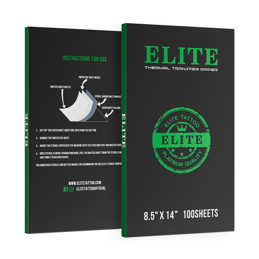 Papel de transferencia térmica Elite, 100 uds, 216 x 356 mm
