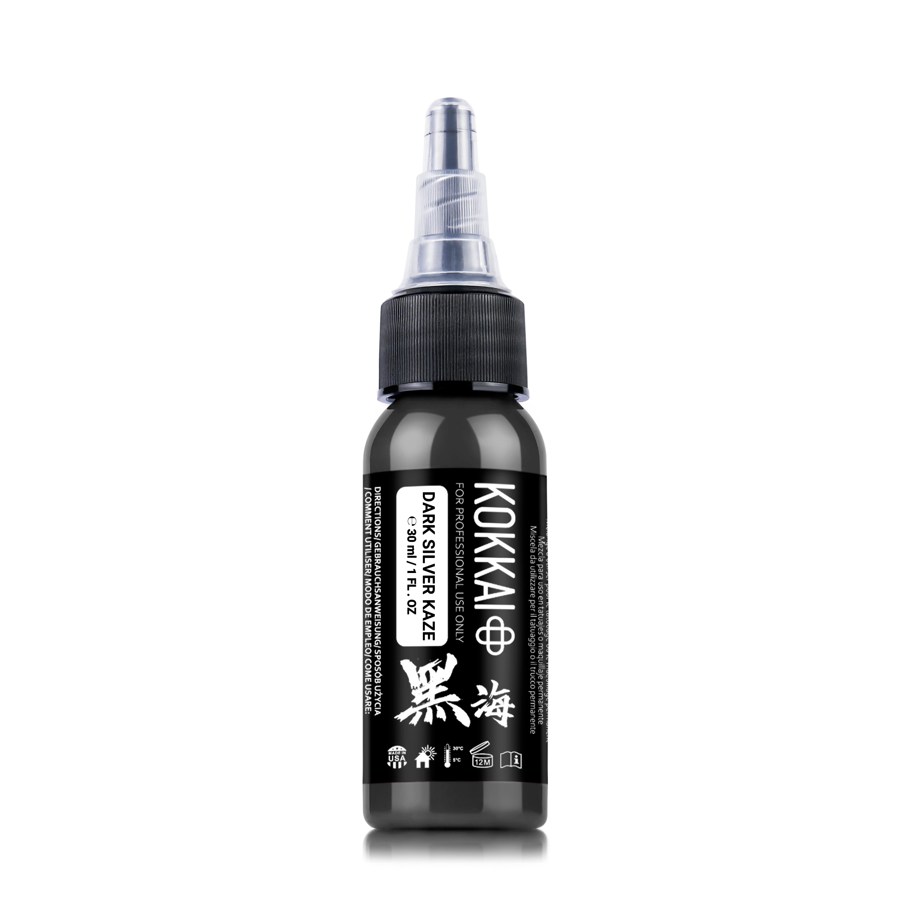 Tinta Kokkai Ink Reach 30ml - Dark Silver Kaze