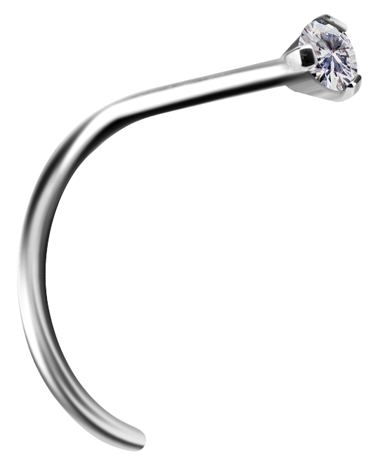 TT PREMIUM NOSESTUD ZIRCONIA SETTING 0,8mm ball 2.0mm AB