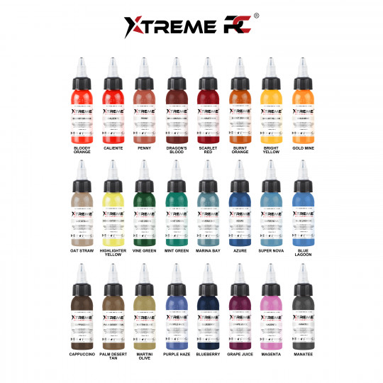 XTreme Ink 24x30ml - 24 COLOR SET