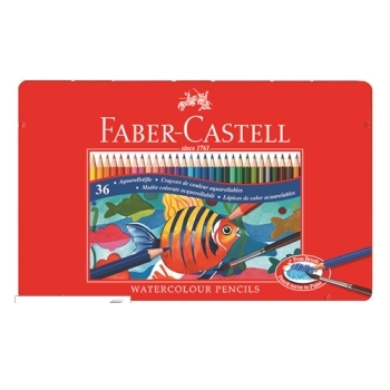 LÁPICES DE ACUARELA FABER CASTELL 36pz