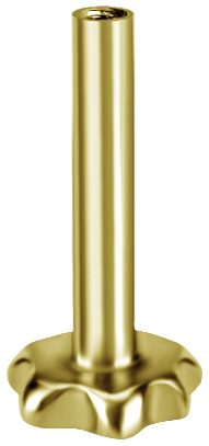 GD TT int LABRETS PART FLOWER PLATE 1,2x7mm - base 4mm