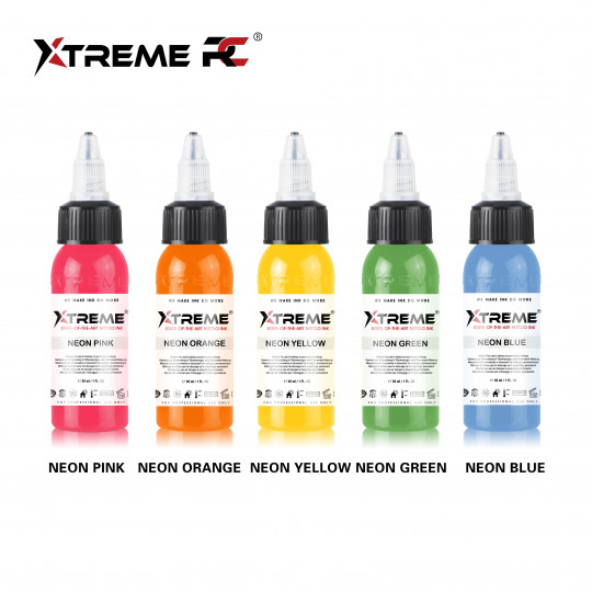 XTreme Ink 5x30ml - NEON SET