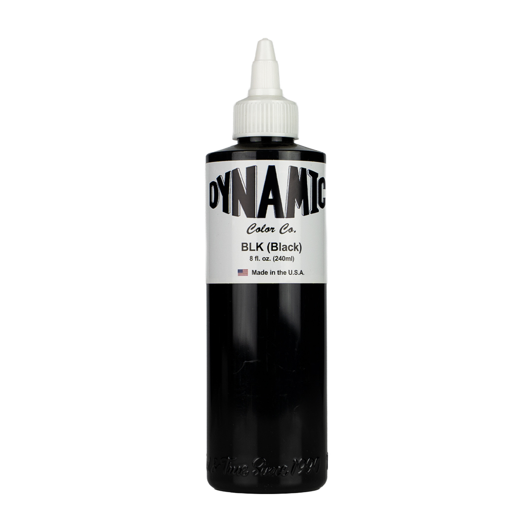 Tinta Dynamic Black (BLK) 240ml - NO PARA USO EN PIEL HUMANA