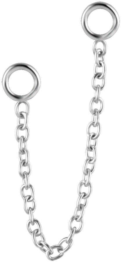 SS 316 CONNECTING CHAINS mod. 07 - HOLE 1,6mm - 28mm