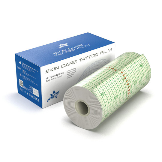 Película para tatuajes UNISTAR - Rollo - 15cm x 10mt