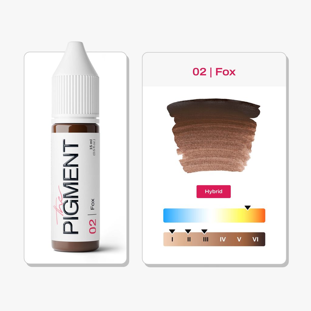 Pigmento para Cejas PMU - 02 Fox - 15ml