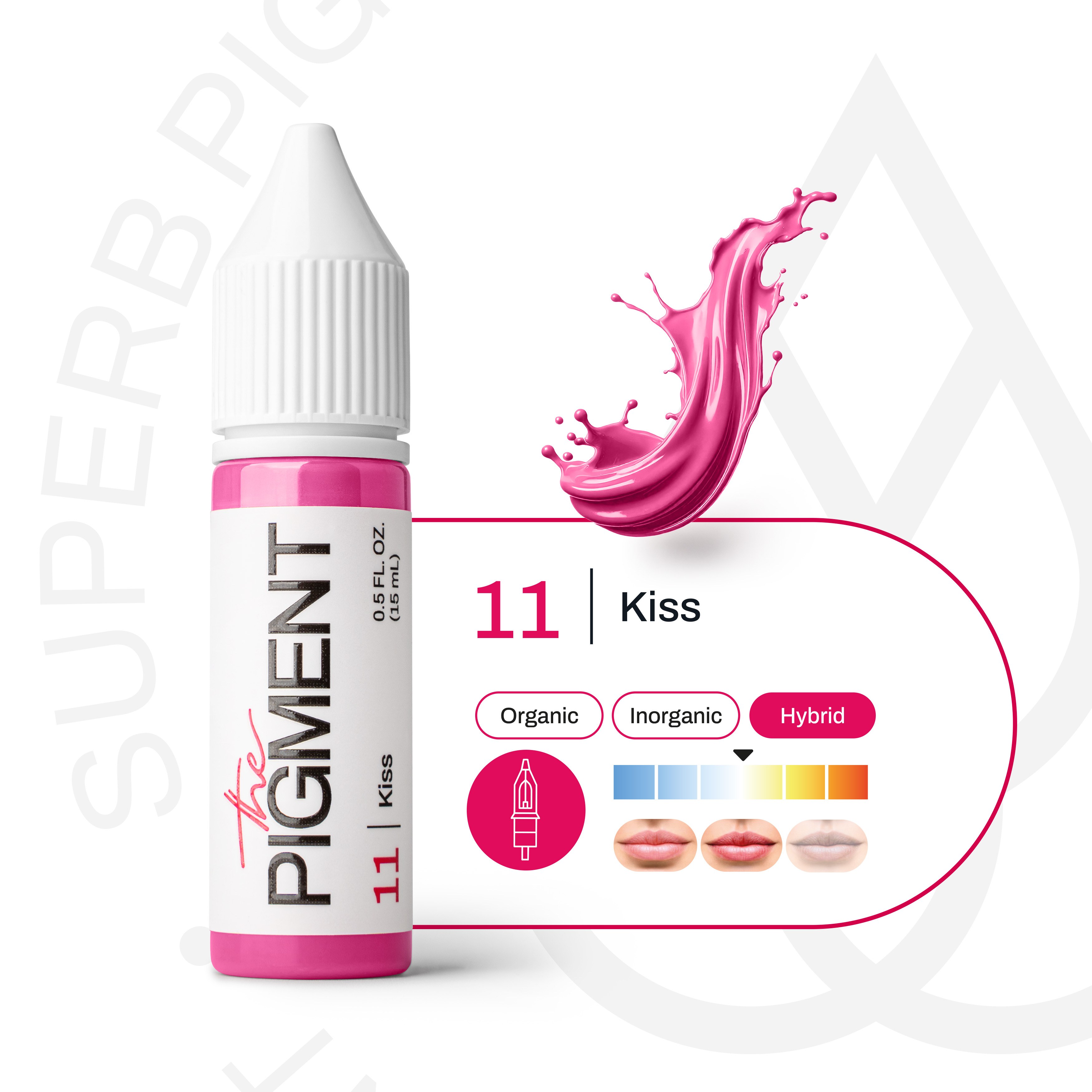 Lips PMU Pigment - 11 Kiss - 15ml