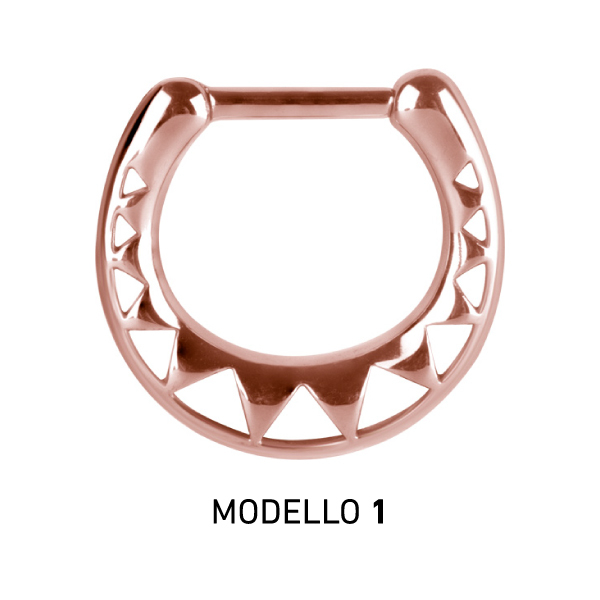 RG 316 SEPTUM CLICKERS AFRICAN PATTERN