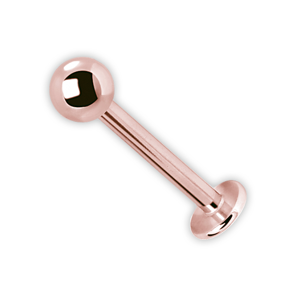 RG 316 LABRET 1,2x6mm ball 2,5mm - base 4mm