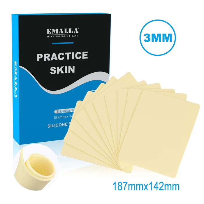 Emalla Piel de Práctica paraTatuaje 187x142mm 10uds