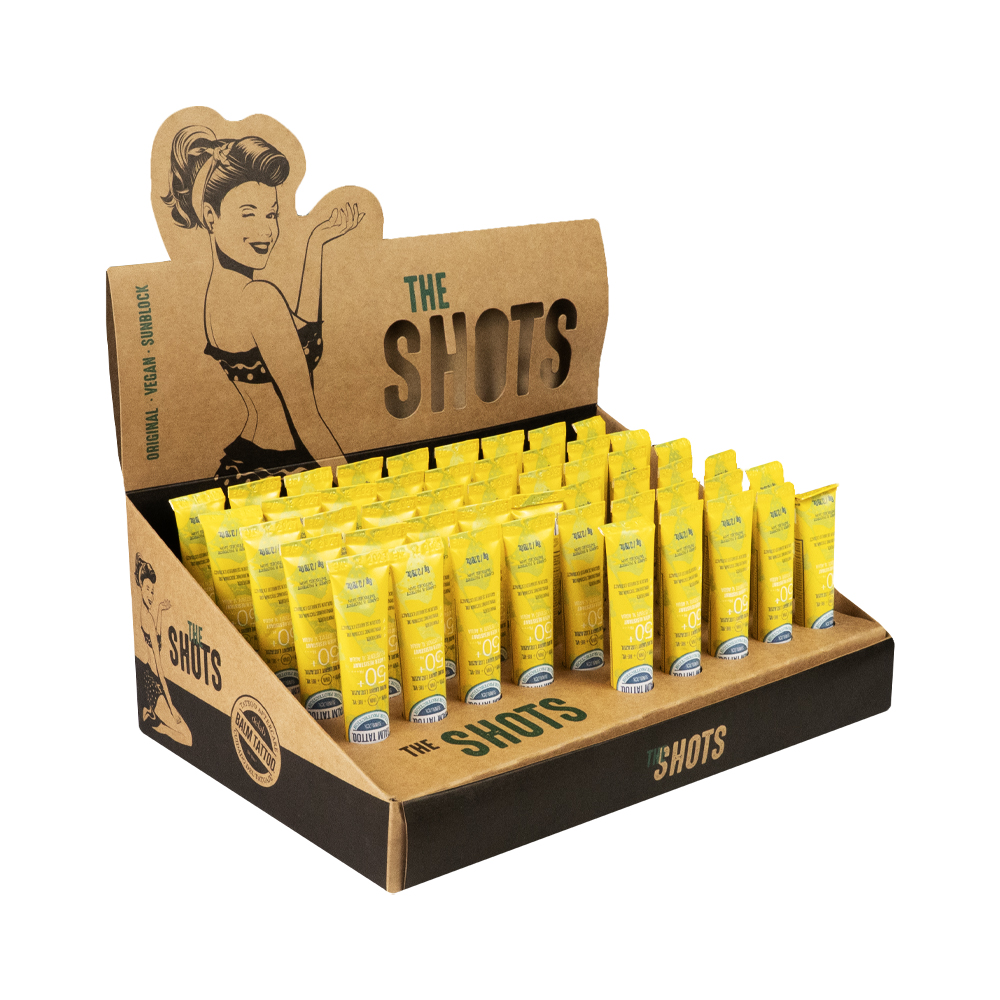 Bloqueador solar 50+ 8gr Balm Tattoo - Caja 50pz