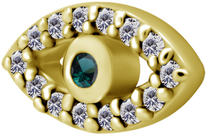 GD 316 int ATTACHMENT 1,2mm CUBIC ZIRCONIA mod. 57L - DAT/WH (10mm)