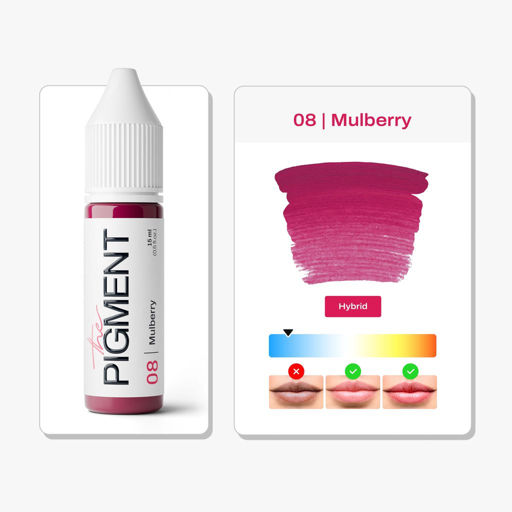 Pigmento para Labios PMU - 08 Mulberry - 15ml