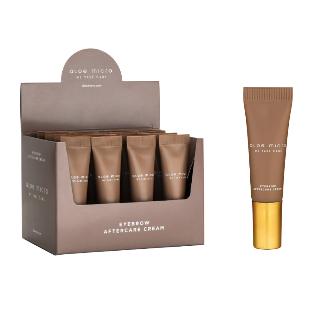 Crema para cejas Aloe Micro Aftercare 10 ml - Caja de 16 uds