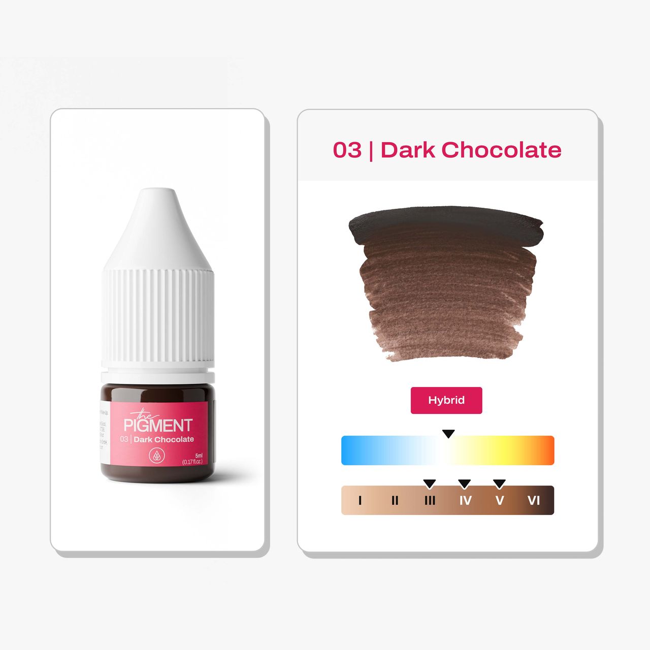The Pigment PMU Cejas - 03 Dark Chocolate - 5ml
