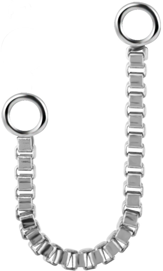 SS 316 CONNECTING CHAINS mod. 06 - HOLE 1,6mm - 32mm