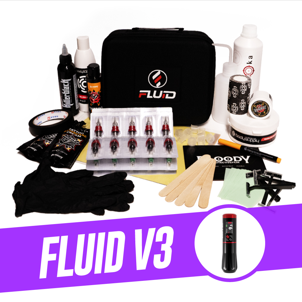 KIT DE TATUAJE TOP - FLUID V3