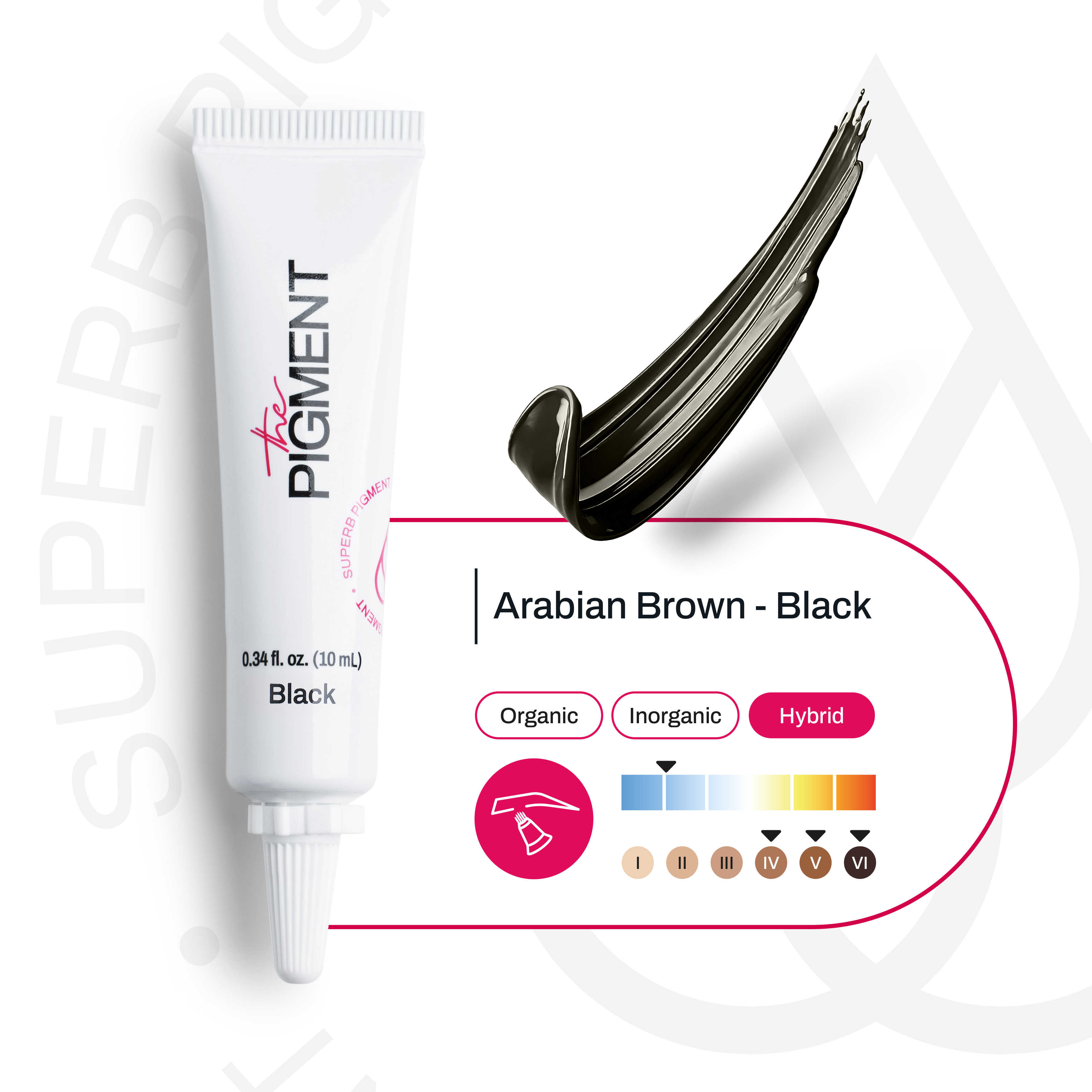 The Pigment Microblading - Arabian Brown / Black (10 ml)