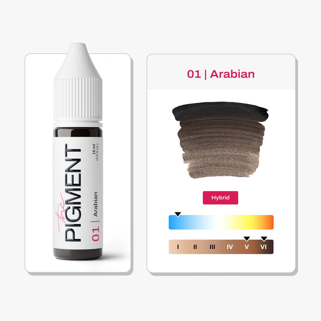 Pigmento para Eyeliner PMU - 01 Arabian - 15ml