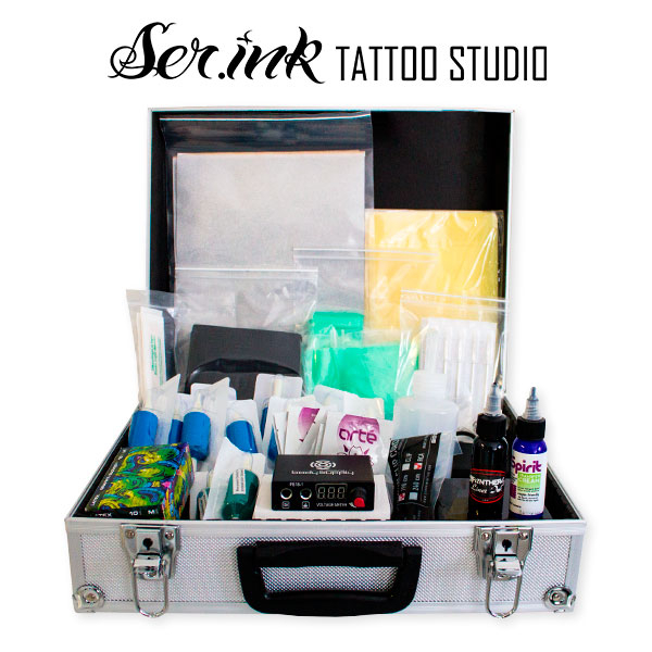 KIT PROFESIONAL PARA TATUAJE SERINK