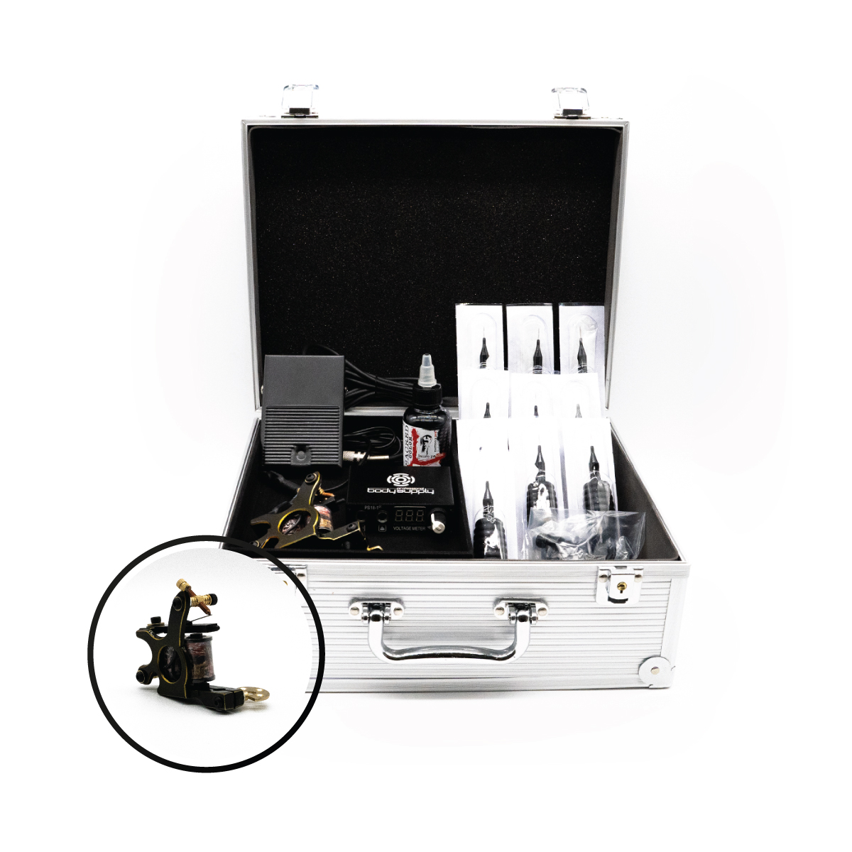KIT DE TATUAJE MEDIO - MÁQUINA DE BOBINA PRECISE