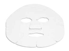 Mascarilla blanca TNT 22cm - Polietilene 100pcs