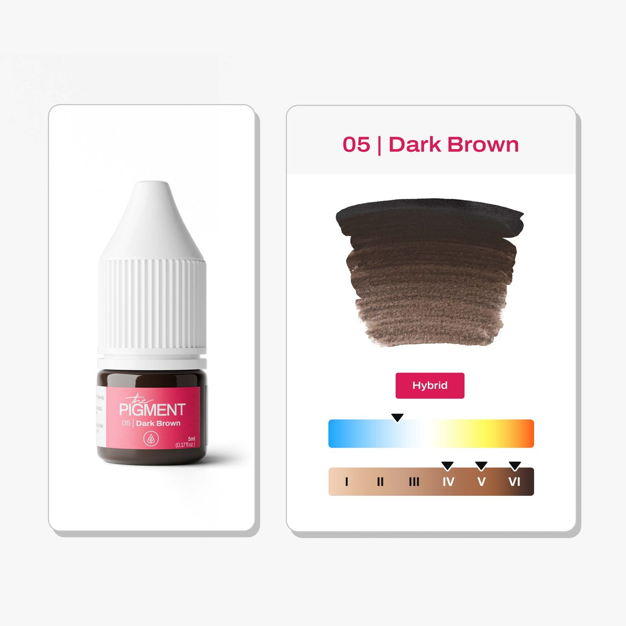 The Pigment PMU Cejas - 05 Dark Brown - 5ml